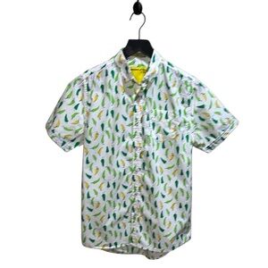 Descendant of Thieves Size Small Pepper Print Button Down Shirt